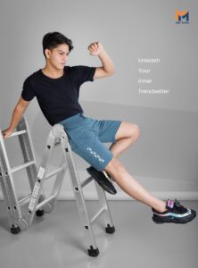 Grey solid mid-rice regular-fit shorts cotton looper has an elasticated waistband with dusty colour, 2 pockets